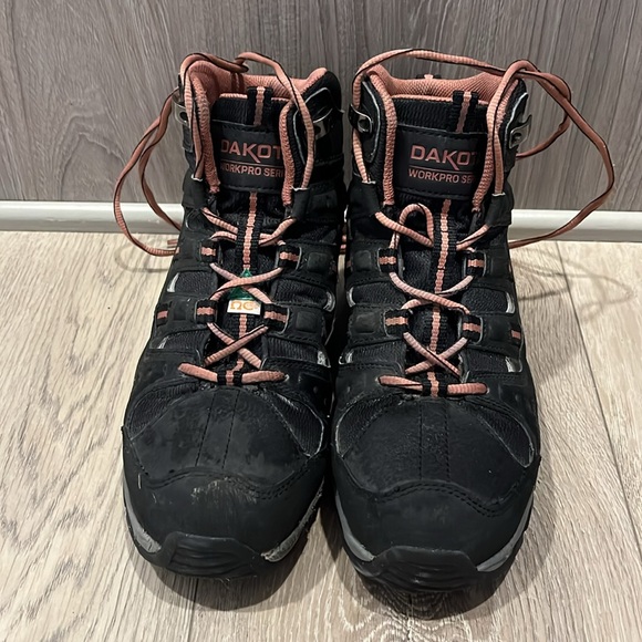 Dakota women’s steel toe work bootss - Picture 2 of 6